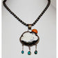 Navajo Rainy Cloud with Sun Pendant Necklace Adam Fierro
