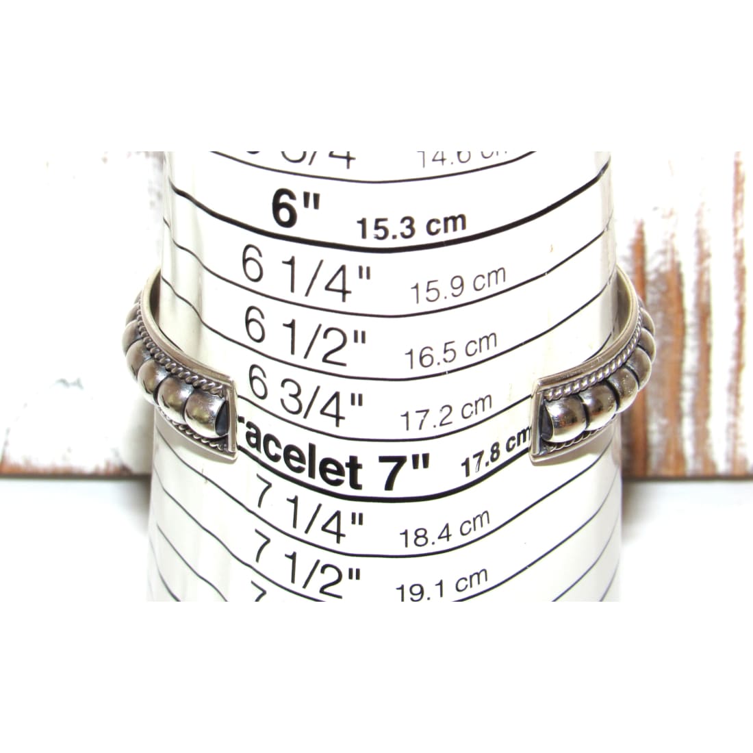 Navajo Sterling Silver Cuff Bracelet Tom Charley Native American Stacker