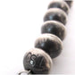 10mm Navajo Pearls Necklace Sterling Silver Saucer Beads Necklace 24" V. Tso