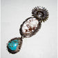 Massive Navajo Kachina Pendant Wild Horse Turquoise Sterling Bennie Ration