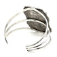 Navajo Statement Black Jack Turquoise Cuff Bracelet Sterling Silver D. Nez