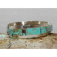 Navajo Number 8 Turquoise Inlay Cuff Bracelet Steve Francisco