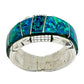 Navajo Opal Inlay Ring Sz 8 Sterling Silver Steve Francisco Native American