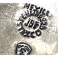 Vintage Taxco Mexico Modernist Sterling Silver Bangle Bracelet by JSF Studio