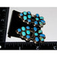 Vintage Rocki Gorman Navajo Kee Cook Sterling Silver Turquoise Lapis Cluster Earrings
