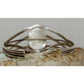 Navajo Kingman Turquoise Cuff Bracelet Sterling Silver Native Signed