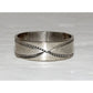 Vintage Navajo Band Ring Size 9.5 Sterling Silver Ingot Band Rob Cadman