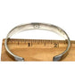 Vintage Navajo Sterling Silver 14K Gold Cuff Bracelet B Morgan Native American