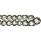 Vintage Pillow Beads Navajo Pearls Necklace Hand Stamped Design 20"L 80G