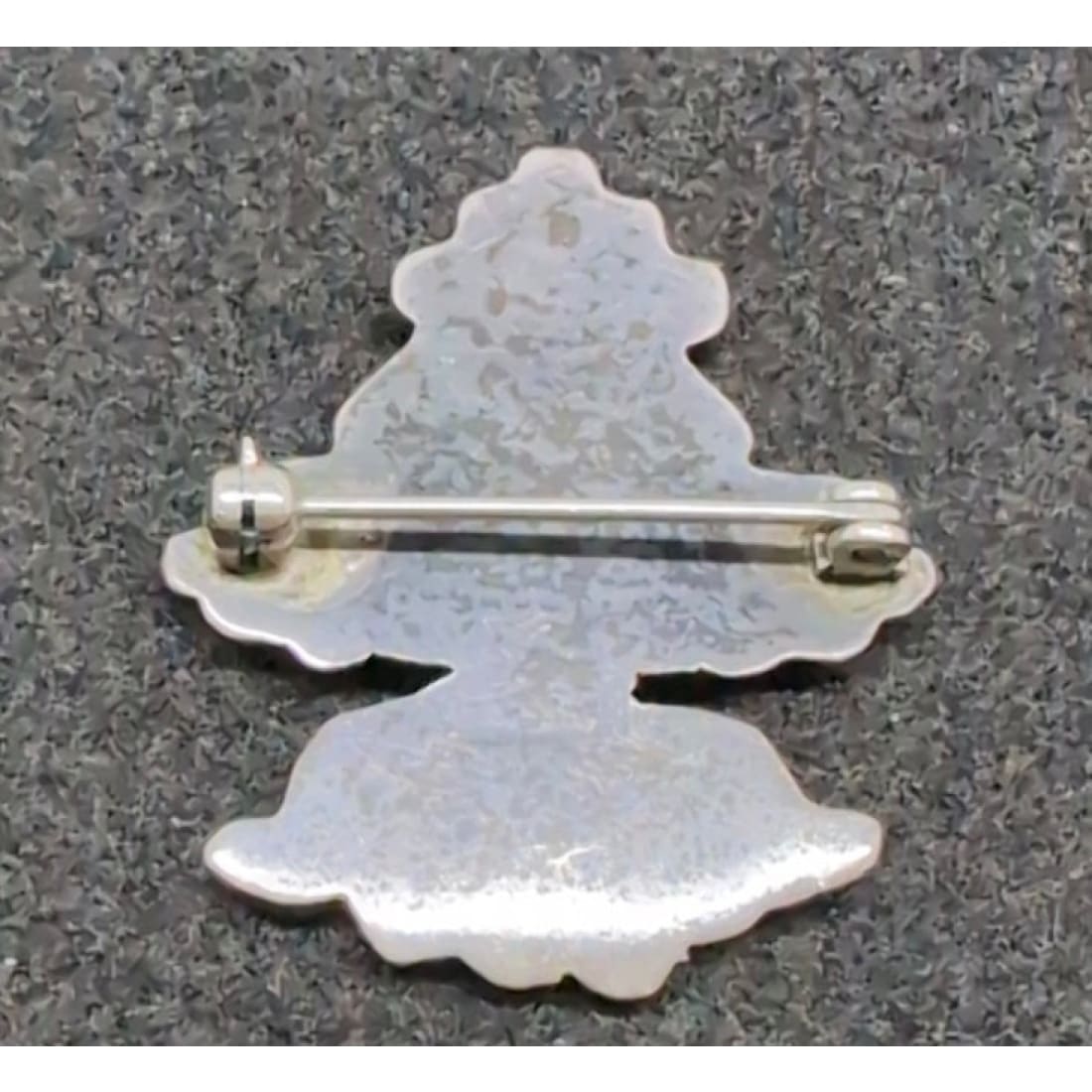 Old Pawn Zuni Knifewing Kachina Pin Pendant Sterling Silver Turquoise Coral MOP