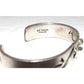 Vintage MOD Mexican Sterling Silver Cuff Bracelet J S Delgarito