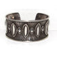 Vintage Navajo Statement Cuff Bracelet Mark Yazzie 53G Sterling Silver Signed