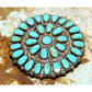 Vintage Navajo Cluster Brooch Pin Pendant Larry Moses Begay Sterling Silver