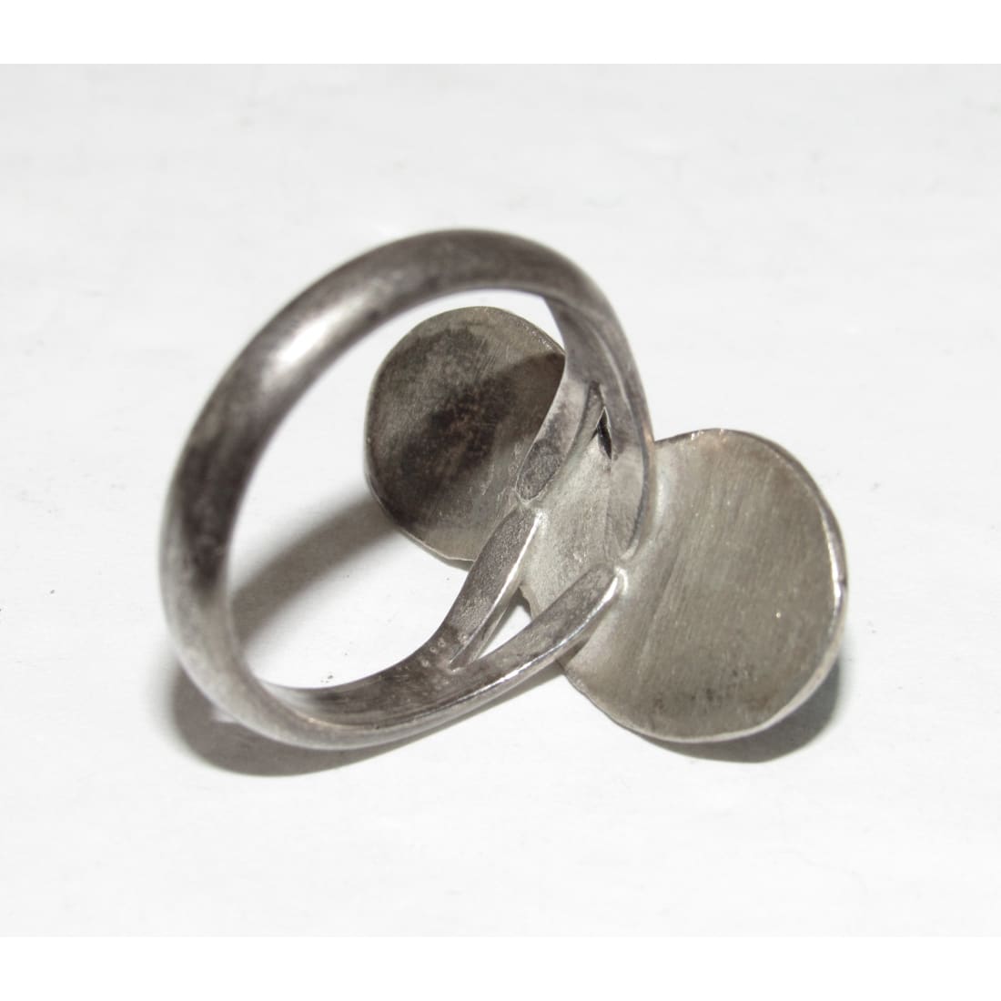 Vintage Navajo Turquoise Snake Ring Sz 6 Sterling Silver