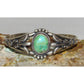 Navajo Royston Turquoise Stacker Cuff Sterling Hand Etched Bracelet B. Platero