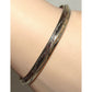 Old Pawn Navajo Carinated Stacker Cuff Bracelet Ingot Sterling Silver