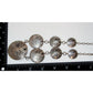 Vintage Navajo Sterling Silver Man in the Maze Jewelry Set Necklace Cuff Earrings