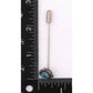 Old Pawn Navajo Turquoise Hat Pin Sterling Silver Lapel Pin