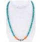 Navajo Turquoise Heishi Necklace Spiny Oyster Navajo Pearls