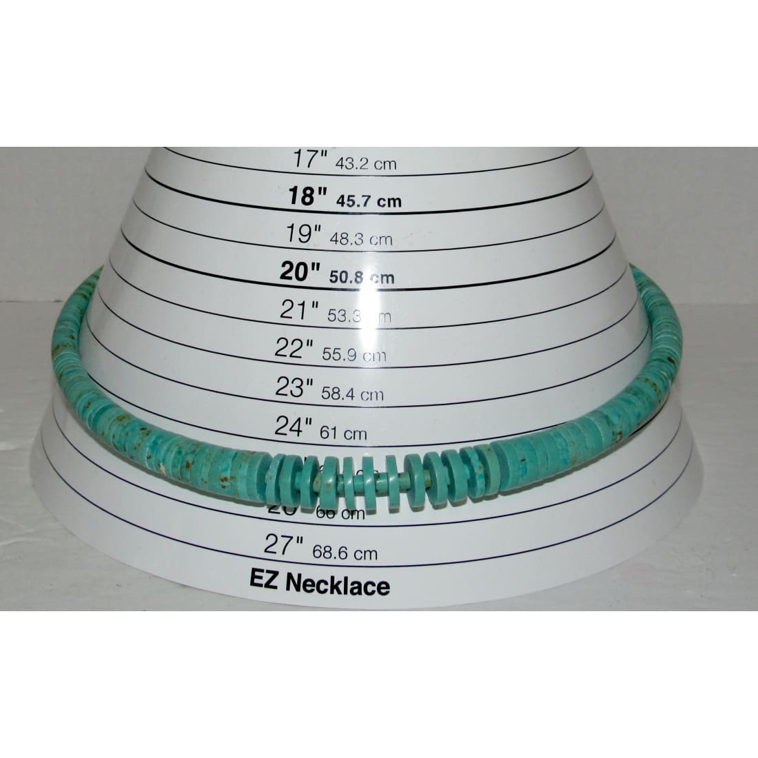 Santo Domingo Royston Turquoise Heishi Necklace Lupe Lovato