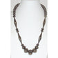 Old Pawn Handmade Navajo Pearls Necklace Stamped Saucer & Cones Beads Sterling