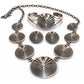 Vintage Navajo Sterling Silver Man in the Maze Jewelry Set Necklace Cuff Earrings