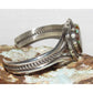 Navajo Royston Turquoise Heart Cuff Bracelet Will Vandiver Native American