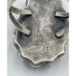 Zuni Carved Mother of Pearl Leaf Ring Size 7 Sterling Jack Weekoty
