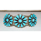Zuni Turquoise Cluster Cuff Bracelet Sterling Silver David & Mary Chavez