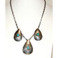 Navajo Turquoise Concho Necklace Verde Jake Sterling Silver