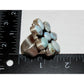 Massive Navajo Golden Hills Turquoise Cluster Ring Sz 8 Adjustable A. Martinez