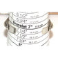Navajo Carinated Hand Stamped Ingot Double Sided Cuff Bracelet L. Tahe 7"