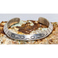 Old Pawn Navajo Carinated Ingot Cuff Bracelet Sterling Silver Native American
