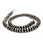 Vintage Handmade Navajo Pearls Necklace Sterling Silver Saucer Beads Choker