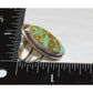 Navajo Number 8 Turquoise Inlay Ring Sz 8 Sterling Silver Steve Francisco