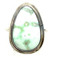 Navajo Palomino Turquoise Variscite Ring Sterling Silver Size 8 Signed
