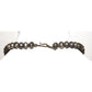 Old Pawn Handmade Silver Navajo Pearls Necklace Saucer Beads Hand stamped 16L