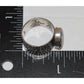 Navajo White Buffalo Ring Sz 8 Sterling Silver Signed