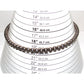 Vintage Navajo Pearls Necklace Sterling Silver 20"