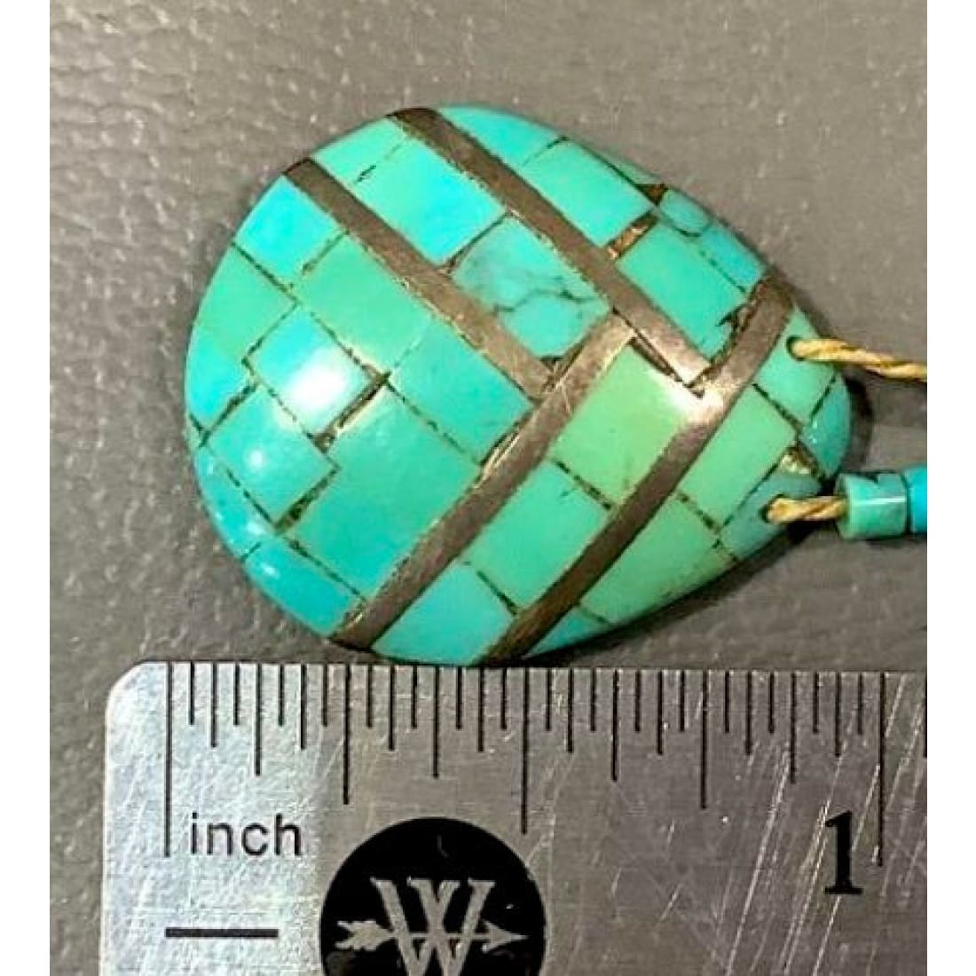 Old Pawn Santo Domingo Turquoise Heishi Necklace