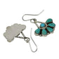 Navajo Turquoise Cluster Naja Squash Blossom Necklace & Earrings Set Sterling Nez