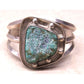 Vintage Navajo Turquoise Cuff Bracelet Sterling Silver Native American