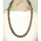 Early Navajo Pearls Necklace Hand Made Beads Sterling Silver 100g