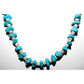 Vintage Navajo Turquoise Shell Heishi Bead Necklace