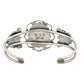 Vintage Zuni Snake Eye Turquoise Cuff Bracelet Sterling Silver Old Pawn