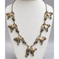 Vintage Navajo Kokopelli Squash Blossom Necklace Sterling Silver