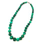 Vintage Southwestern Malachite Beaded Necklace 18"