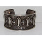 Vintage Navajo Statement Cuff Bracelet Mark Yazzie 53G Sterling Silver Signed