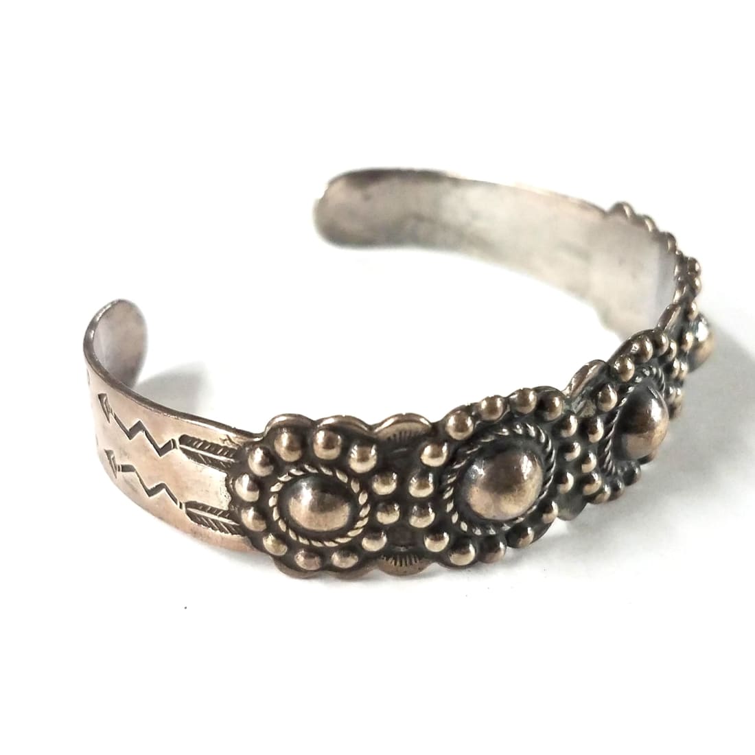 Early Navajo Sterling Silver Bracelet Fred Harvey Era Old