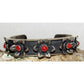 Navajo Sterling Silver Red Coral Flower Blossom Statement Cuff Bracelet M. Tom